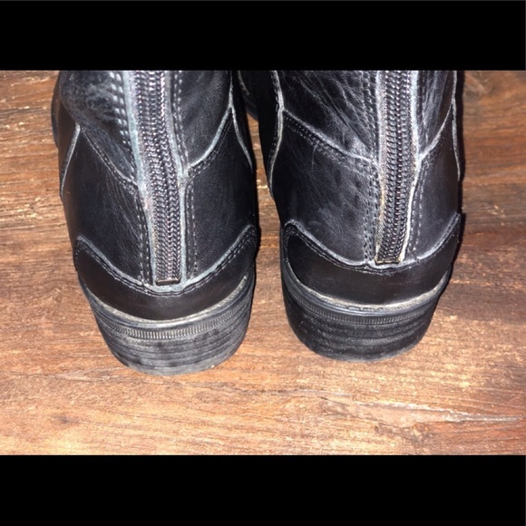 Sam Edelman Penny Black Leather Tall Riding Boots - Picture 16 of 17